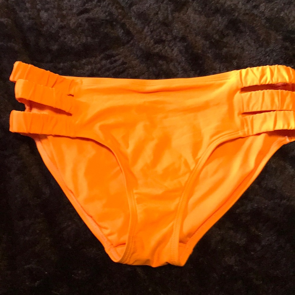 Orange Time and Tru bikini bottoms